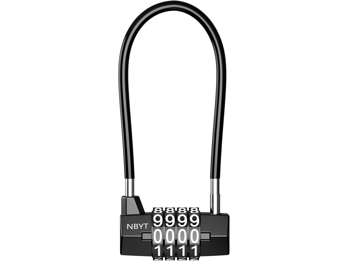 Cadeado Com Código De 4 Dígitos, À Prova De Água, Reforçado, Pequeno, Para Exterior, Portas E Portões
