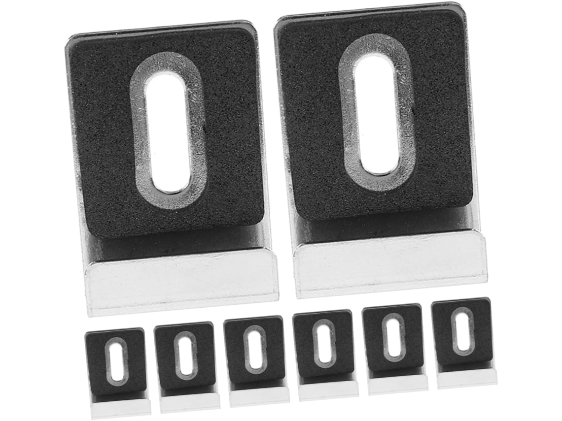 Conjunto De 8 Presilhas Para Espelho Sem Moldura, Suportes Para Vidro, Grampos De Montagem Gokoco