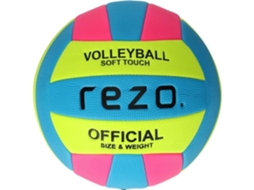 Bola De Vôlei Rezo Pvc Contraste Bicolor Resistente E Leve Aucune