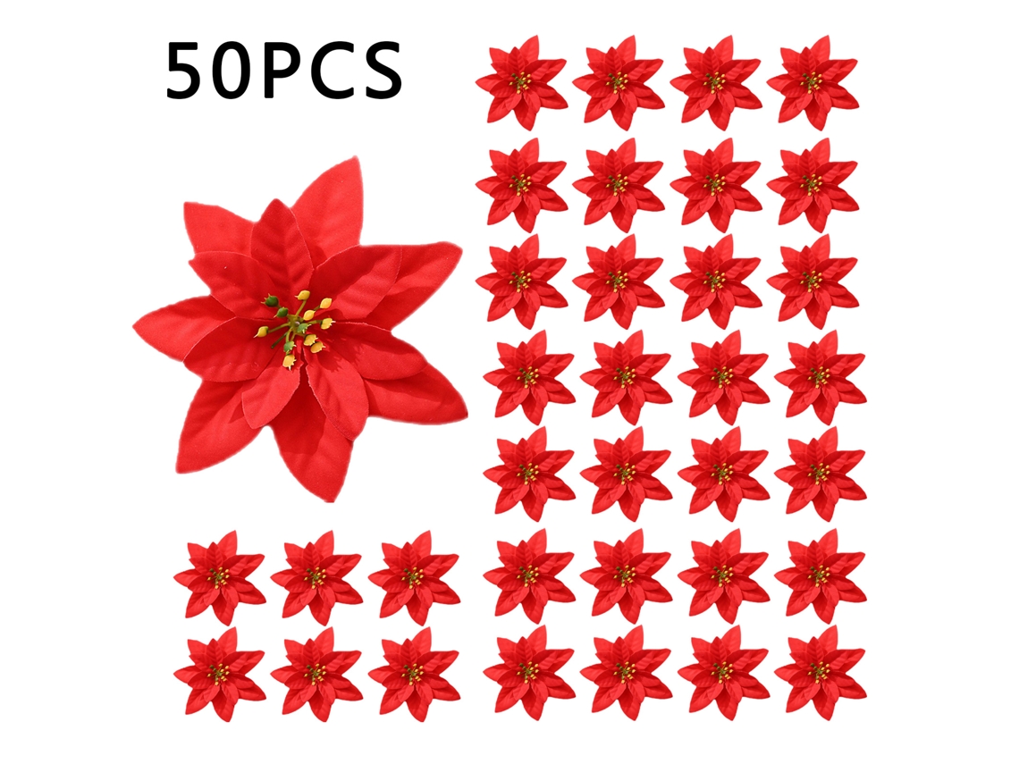Laxiscreed Árvore De Natal Decorativa Com Flores E Pó Dourado, Ideal Para Eventos E Decorações Festivas