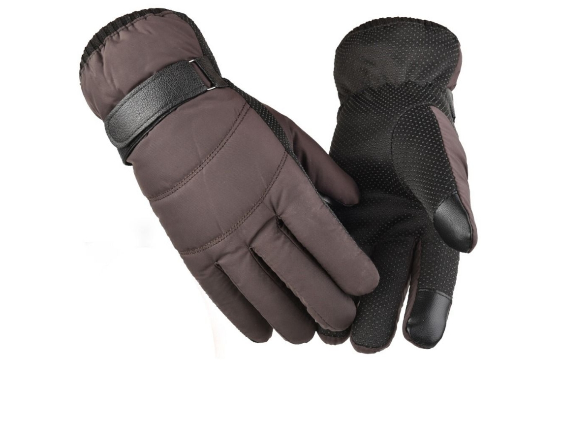 Luvas De Motociclista Luvas De Esqui Marrom Aquaforge