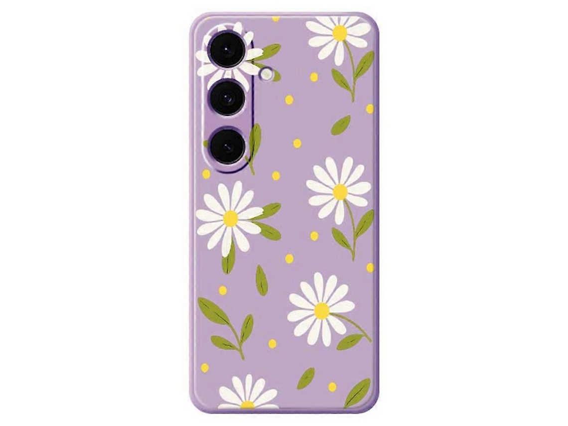 Capa Tpu Para Samsung Galaxy S25, Roxa, Elysve