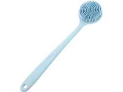 Escova De Silicone Com Cabo Longo Para Esfoliação Corporal No Banho Prática Limpeza E Massagem Em Adultos