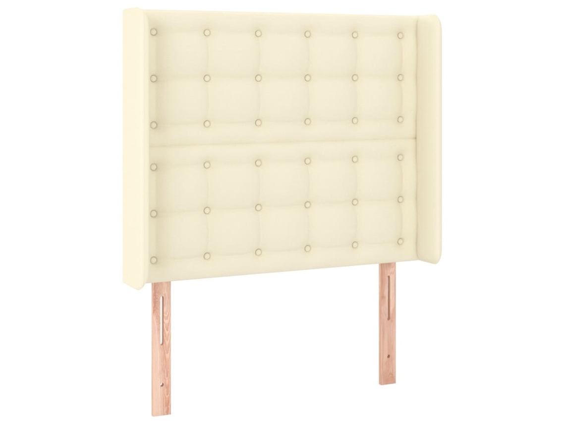 Cabeceira de Cama com Abas de Couro Artificial MAISON EXCLUSIVE (103x16x118/128 cm)