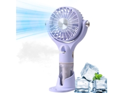 Ventilador Portátil Usb, De Mesa Recarregável Com Ajuste Altura,