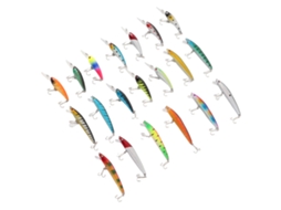 Kit 20 Iscas de Pesca Artificiais Reutilizáveis