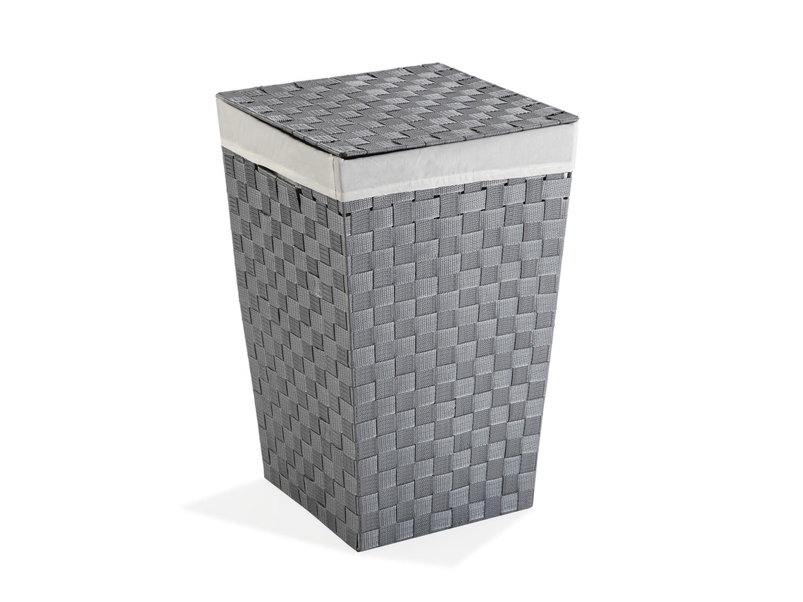 Cesta de lavanderia cinza