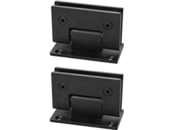 2 Dobradiças Para Porta De Box Com Juntas, Clipe Para Armário De Vidro, Peças De Reposição Para Móveis Em Aço Inoxidável