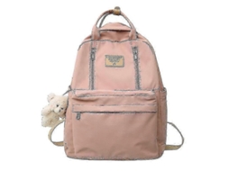 Mochila Escolar, Resistente E Organizada, Para Levar Os Livros E Materiais Com Conforto.