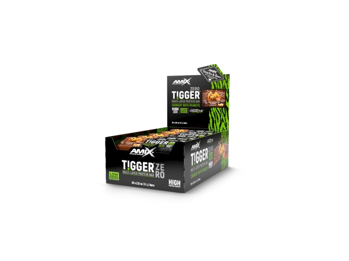 Tigger Zero Protein Bar 20X60Gr Chocolate-Caramelo AMIX