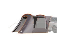 Vidaxl Tenda De Carro Impermeável Cinzento E Laranja