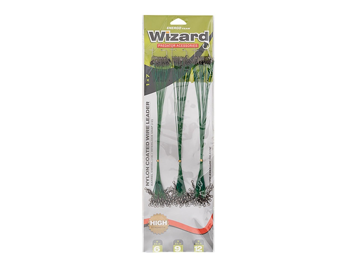 Linha Aço 22.5 Cm Transparente 6-9-12 kgwizard