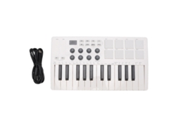 Teclado Midi 25 Teclas, Pads Iluminados, Bluetooth, Controlador de Música | EOOCOO