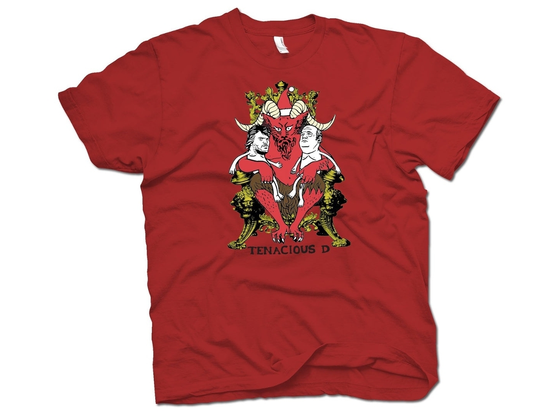 Camiseta Tenacious D Santa ROCKINSTONE Unissex Adulto Mais Vendidas Tamanho: G