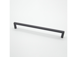 Pacote com 25 Puxadores em Zamac de 192 mm Preto Fosco HARDWAREXCHANGE