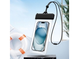 Bolsa Flutuante Ipx8 Preta C/ Cordão E Proteção Umidade