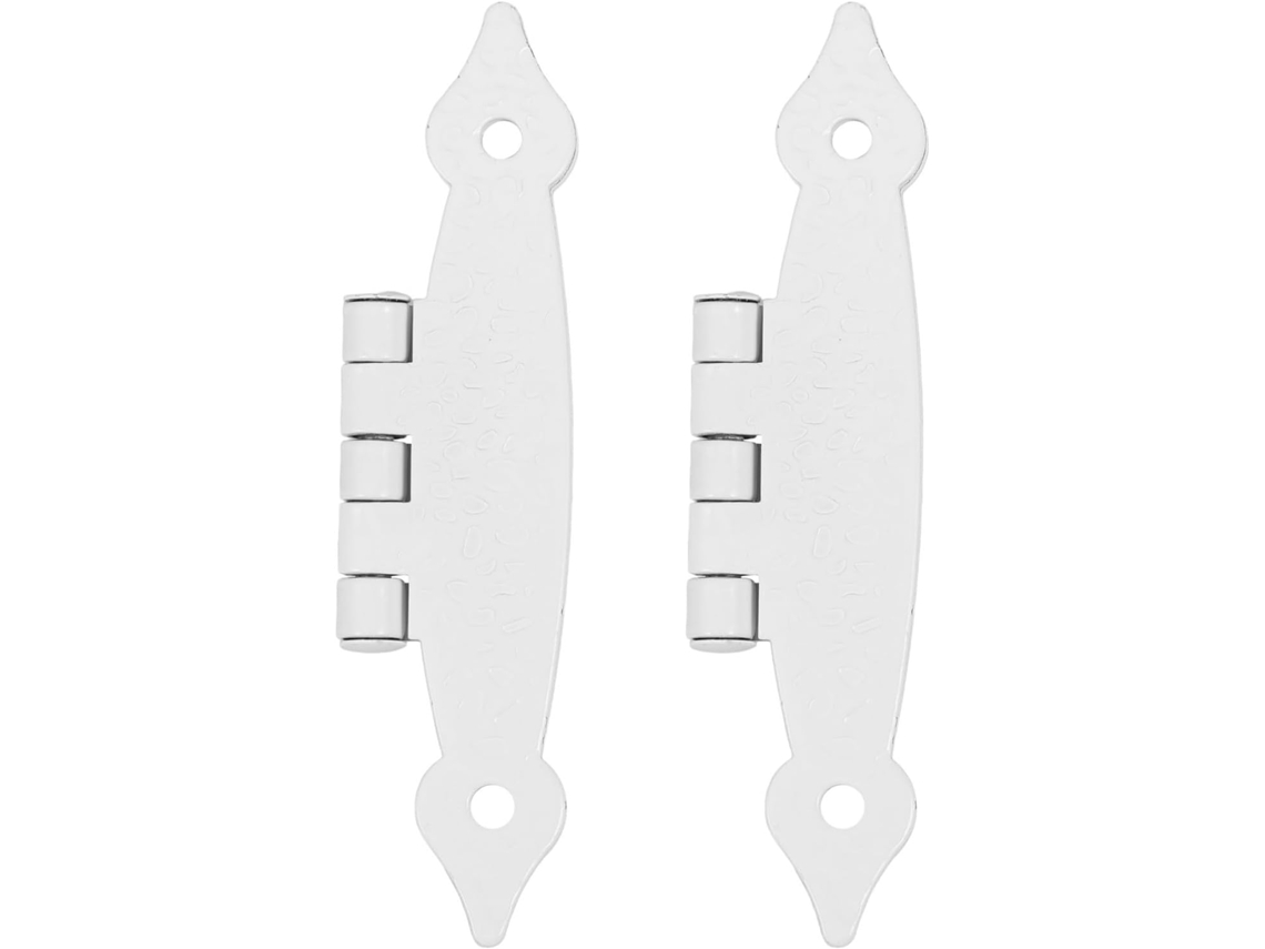 Dobradiças De Ferro Branco Estilo Antigo Ultechnovo 2 Unidades Para Armários E Caixas Madeira Com Desempenho Confiável
