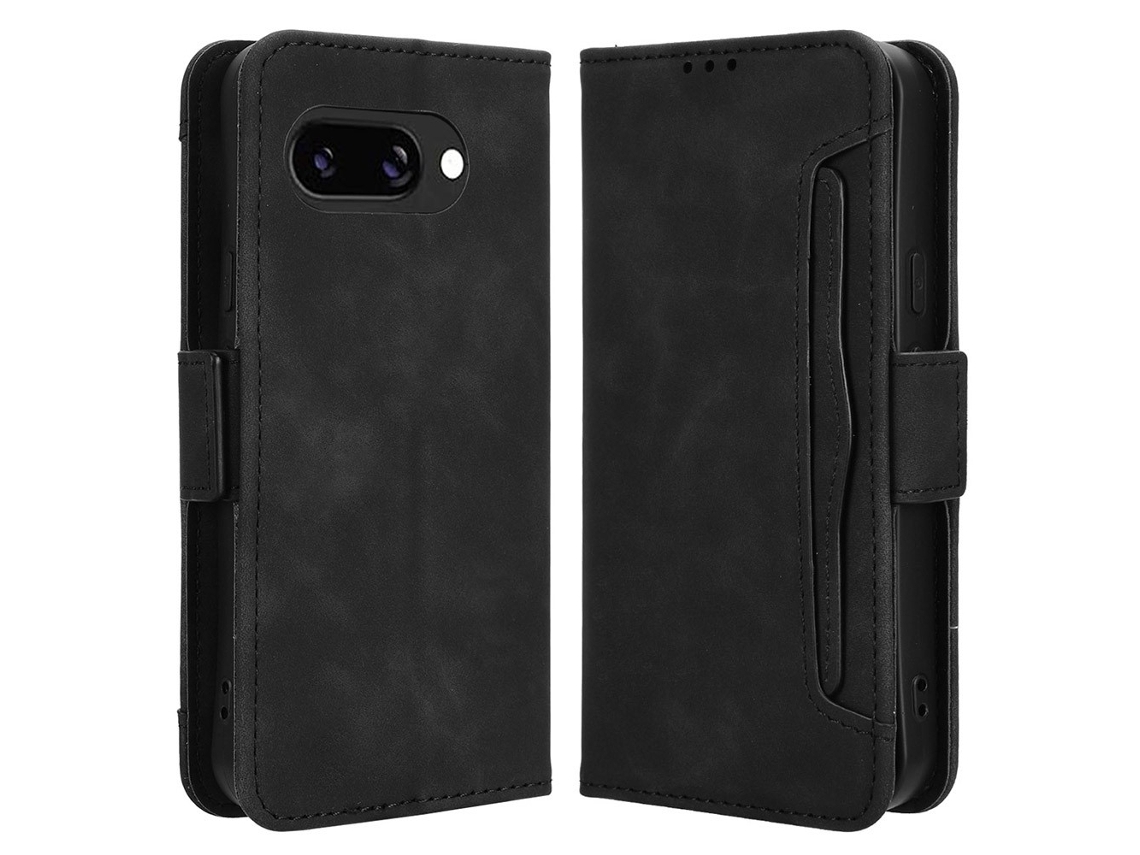 Capa Carteira Para Google Pixel 9a - Preta