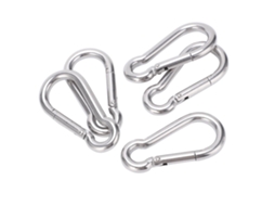 5pcs Mosquetão Aço Inox 70mm para Mochila Escalada
