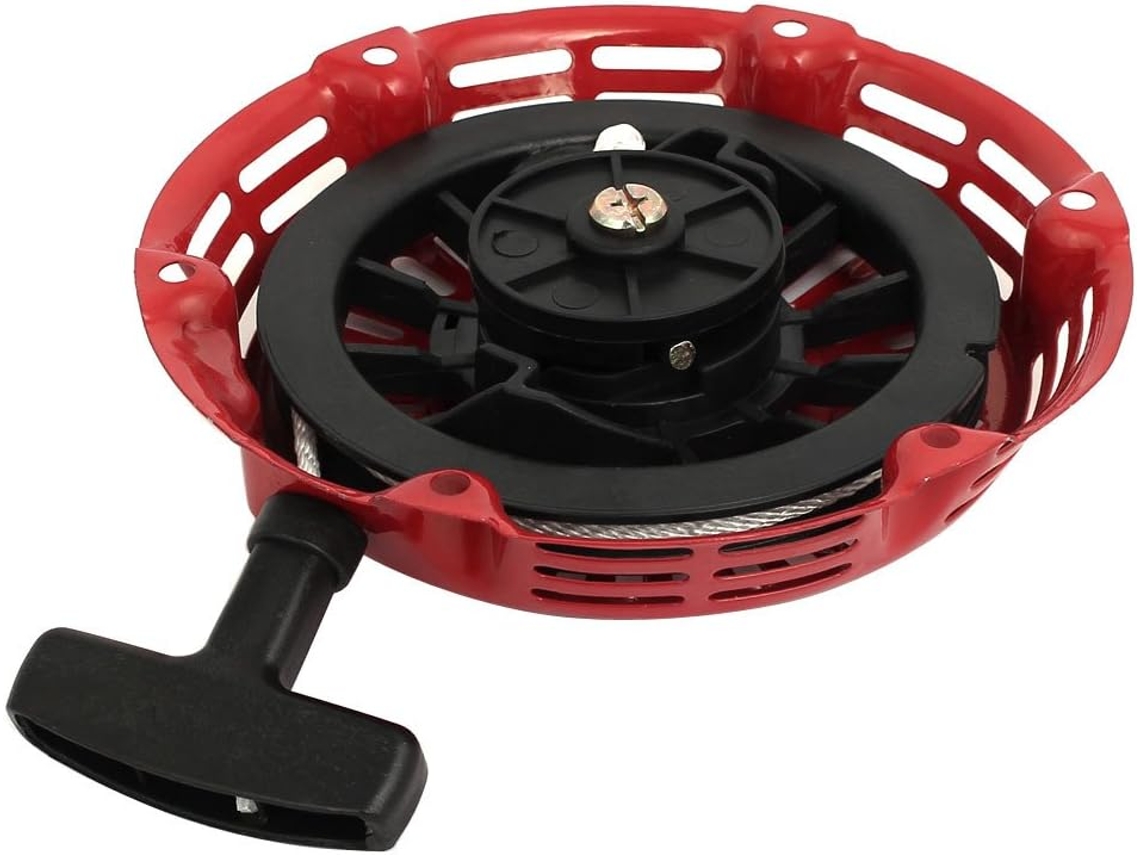 Motor Gerador Gx160 com Partida Retrátil Redonda e Alça de Plástico, Peças de Partida, Vermelho CHABERLU