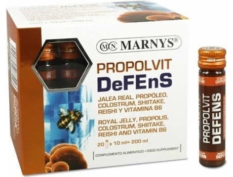 Propolvit Royal Jelly Defenses + Colostro + Própolis + Reishi + Shitake  20 frascosx10x10ml