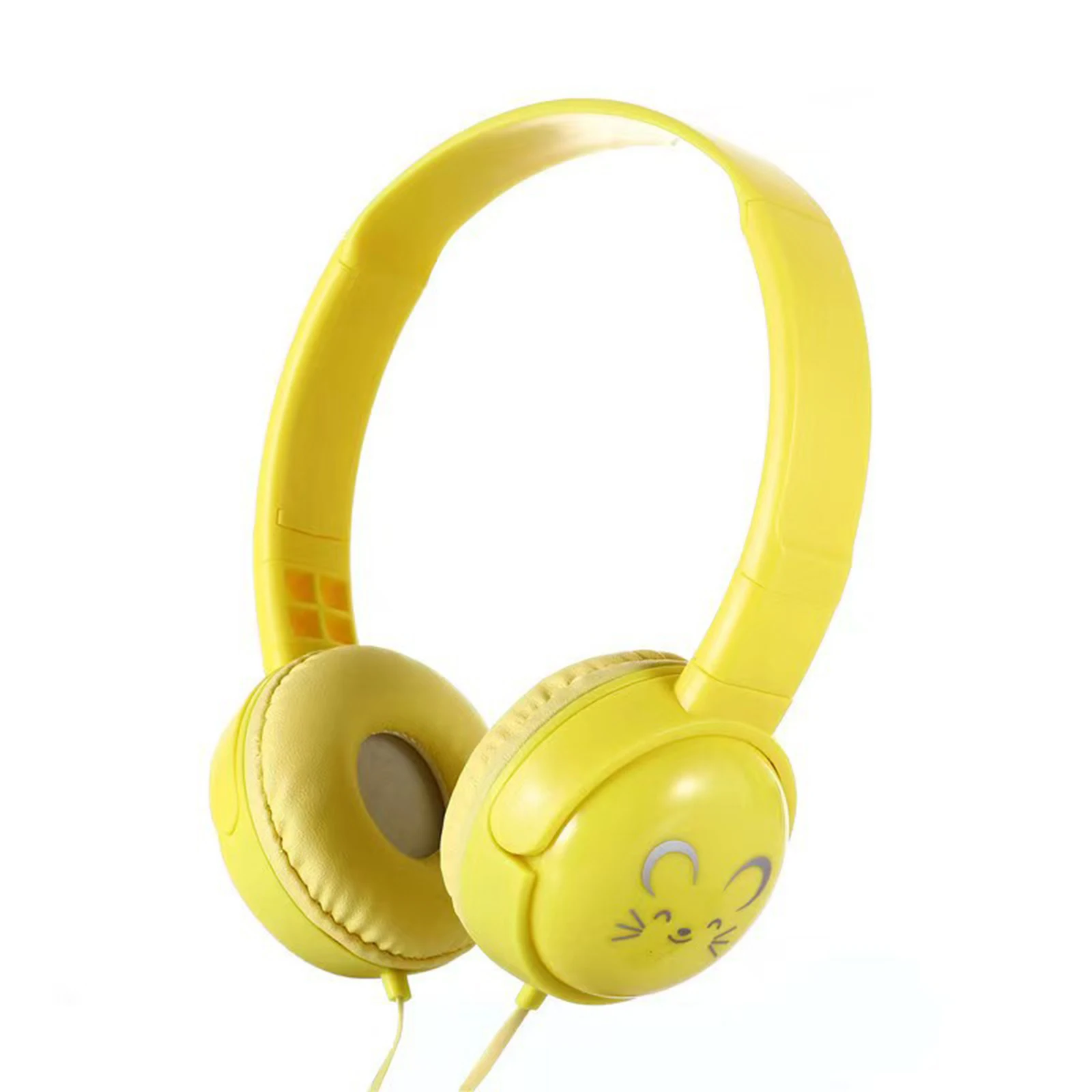 (amarelo) Fones De Ouvido Com Fio De 3,5 Mm