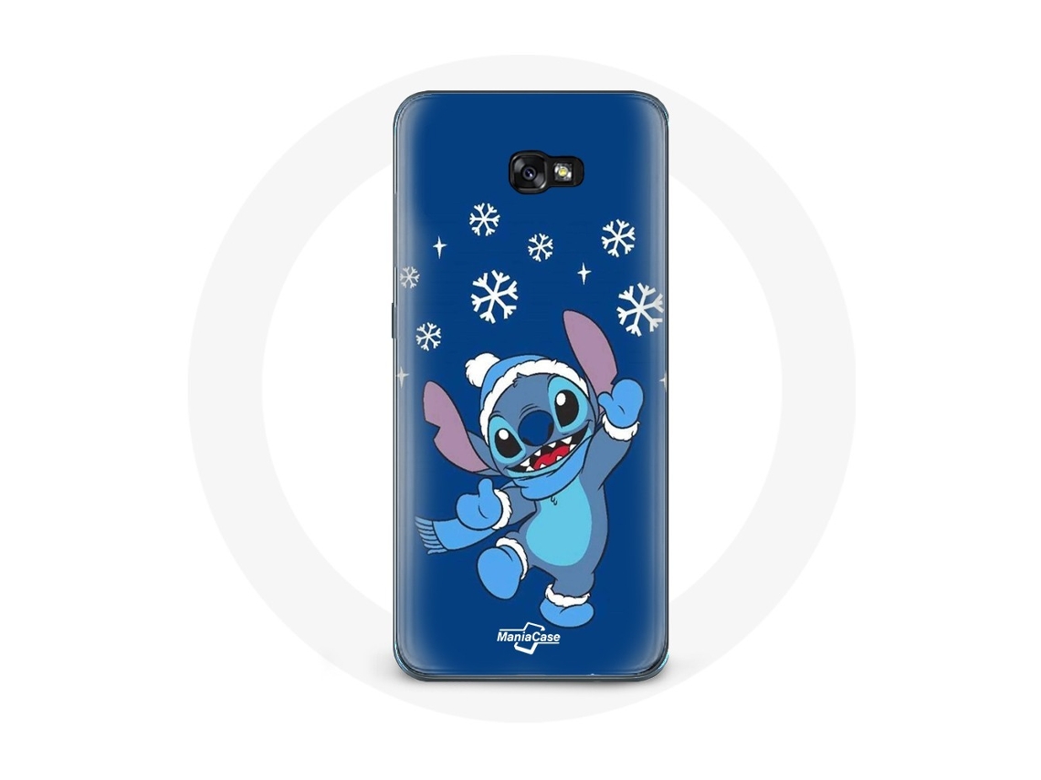 Capa para Samsung Galaxy A3 2017 Stitch Natal de neve azul
