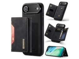 Capa Para Iphone Air Dg.ming Com Carteira Integrada - Preta