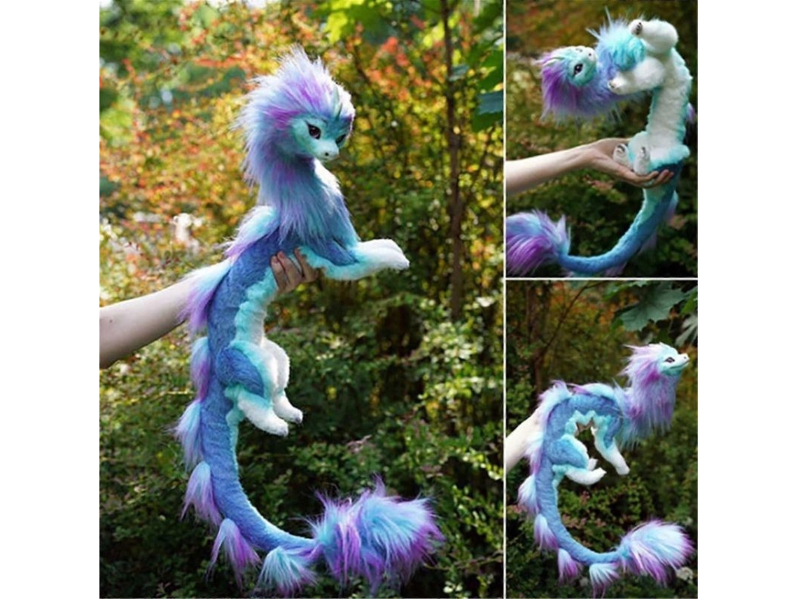 2026 peluche de Dragón Azul de 60 Cm. Juguete Infantil. Regalo de Cumpleaños o Halloween.