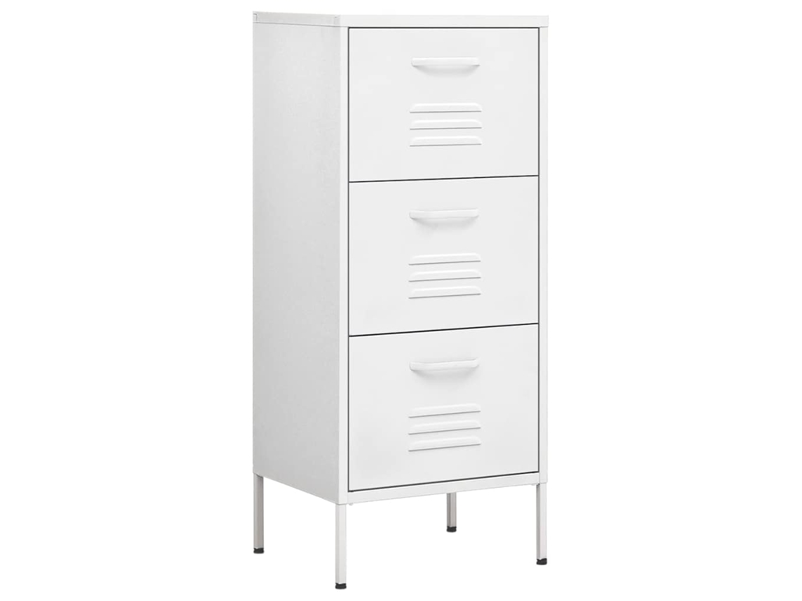 Storage Cabinet, Storage Cabinets Vidaxl Branco Aço (n/a)