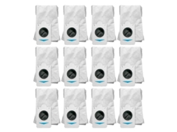Conjunto De 12 Sacos Pó Para Aspirador Robô Ecovacs T30s Combo Peças Reposição Coleta Lixo E Pó. Tuotuo