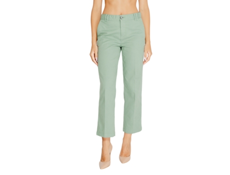 Calças De Mulher Street One Chino Straight Leg Cavalry Twill (w42 L28)