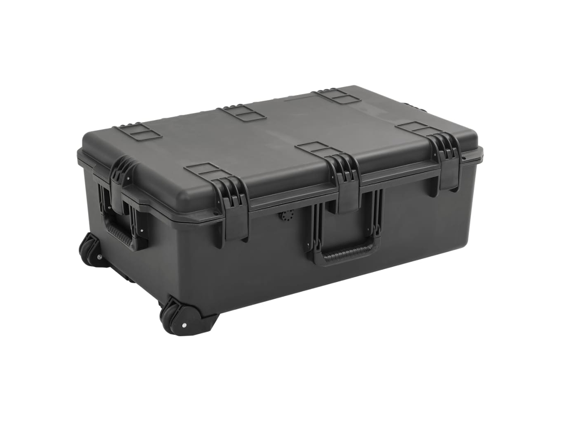 Vidaxl Mala De Viagem Portátil 79,5x51,5x30,5 Cm Pp Preto