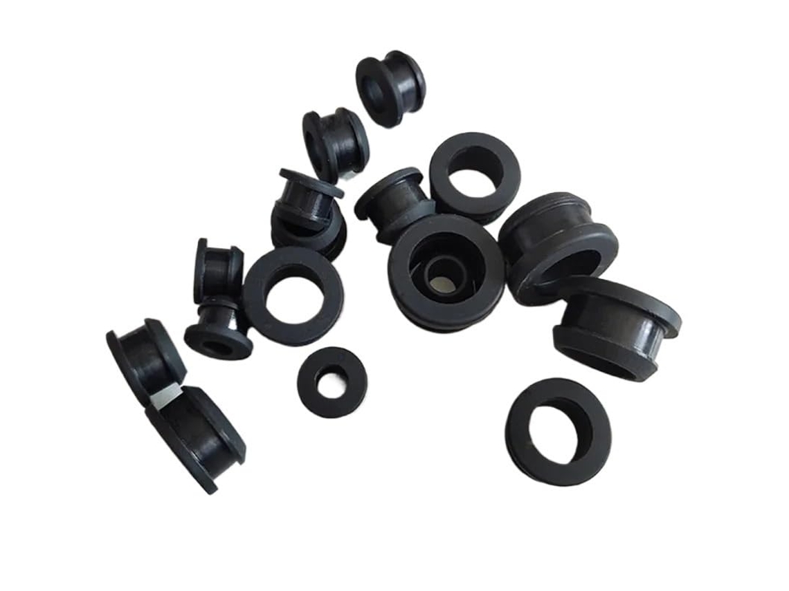 Conjunto De 10 Arruelas Borracha Silicone - Inserções Versáteis Para