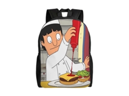Mochila Bobs Burgers W361 Para Escola E Trabalho, Leve E À Prova Dágua, Mochila Estilosa Para Estudantes E Adultos J361 Olysi Shop