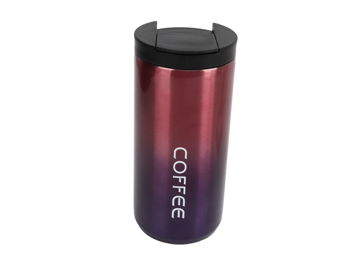 Caneca Térmica Aço Inox 350ml Roxo Gradiente