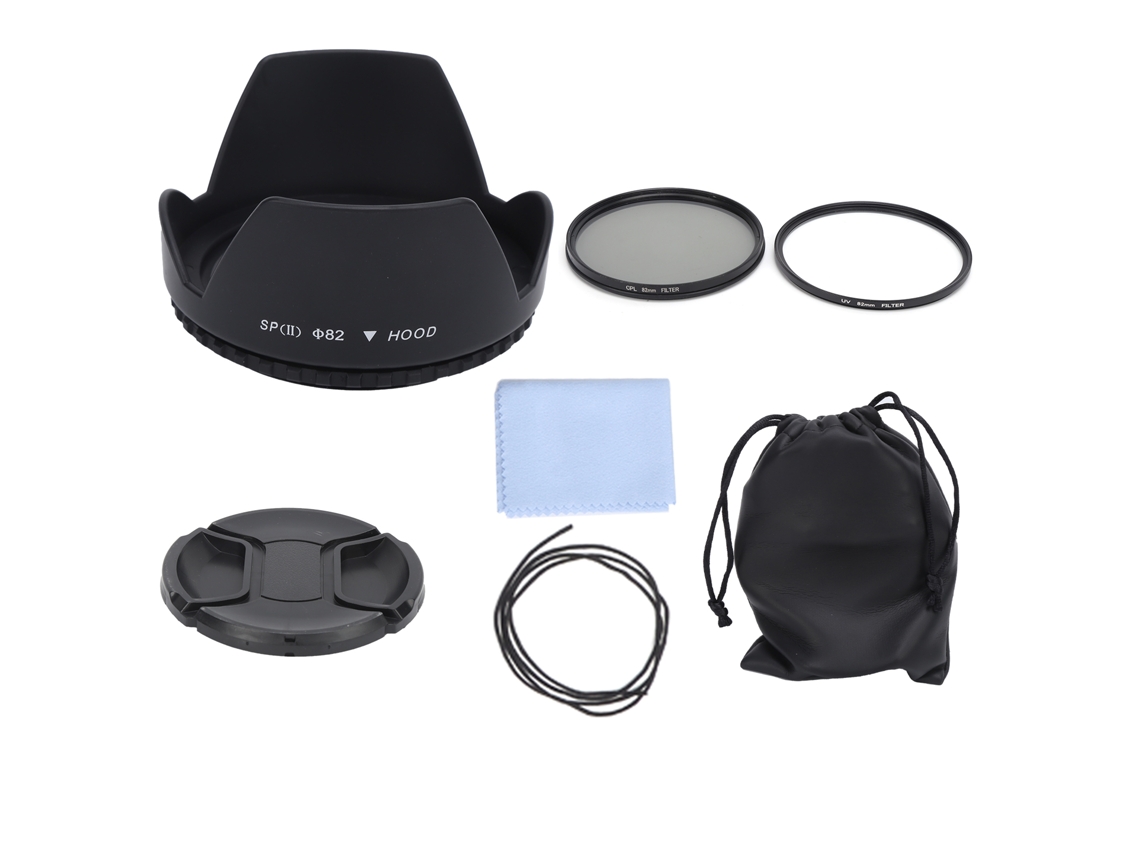 6 In 1 Camera Uv Cpl Lens Filter Kit With Lens Cap And Flower Lens Hood For Camera Lens82mm LAXISCREED
