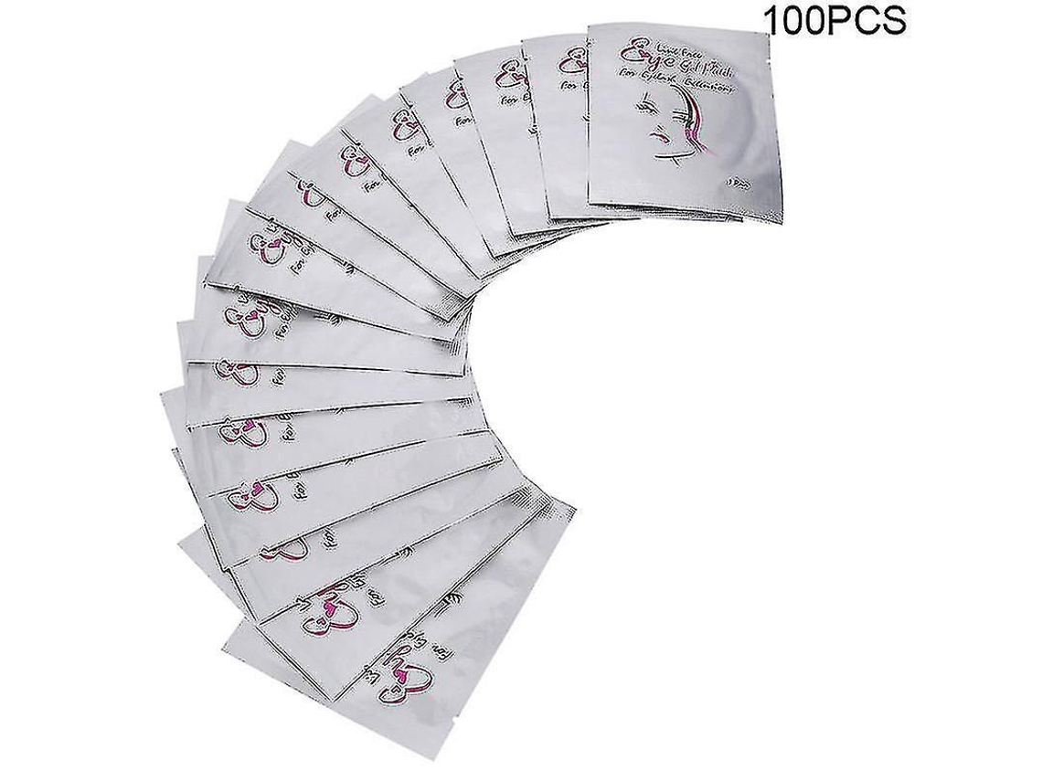 50/100/200 Pares De Parches De Olhos Sem Pelusas Máscara De Gel Para Extensão De Cílios
