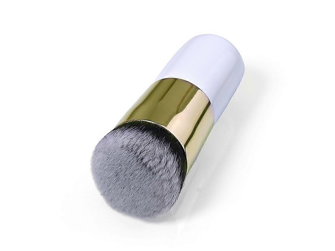 Pincel De Base Kabuki Com Ponta Plana, Perfeito Para Maquiagem Líquida, Cremosa E Em Pó Para Esfumar, Misturar E Para Maquiagem Facial. Everley891
