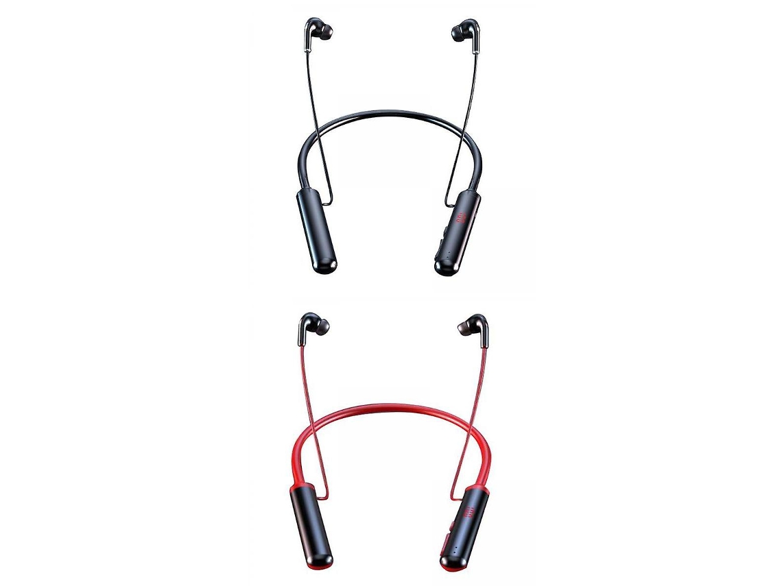 Fones De Ouvido Bluetooth Sem Fio Para Esportes, Corrida, Display Led Ly Ebike