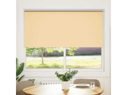 Vidaxl Cortina De Rolo Blackout, 144,4 X 175 Cm, Largura Do Tecido 140 Cm, Bege
