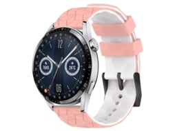 Pulseira De Silicone Bicolor Com Estampa De Futebol Para Huawei Watch Gt3 46mm 22mm