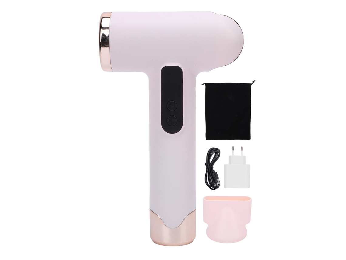 Secador de Cabelo Sem Fio Recarregável 200w 100000rpm 15000mah Baixo Ruído