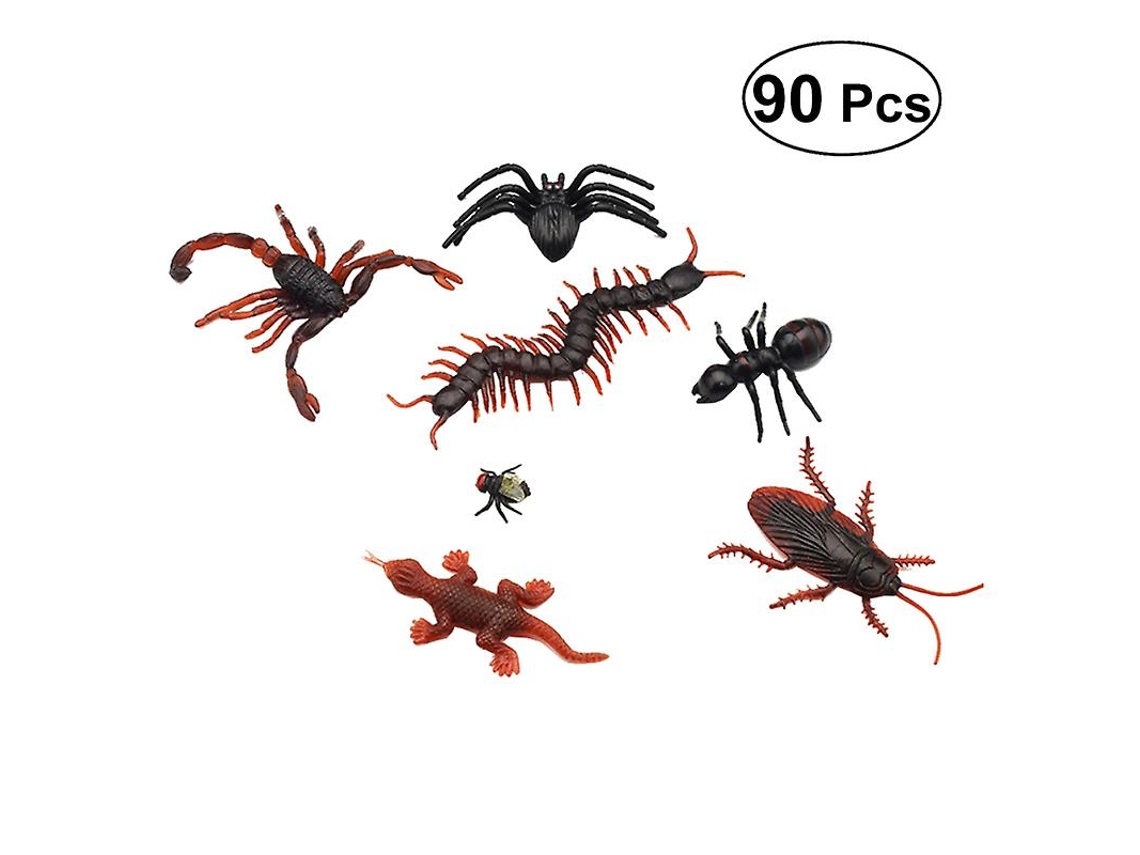 90 Peças De Brinquedo Gecko Para Decorações De Halloween Allinless