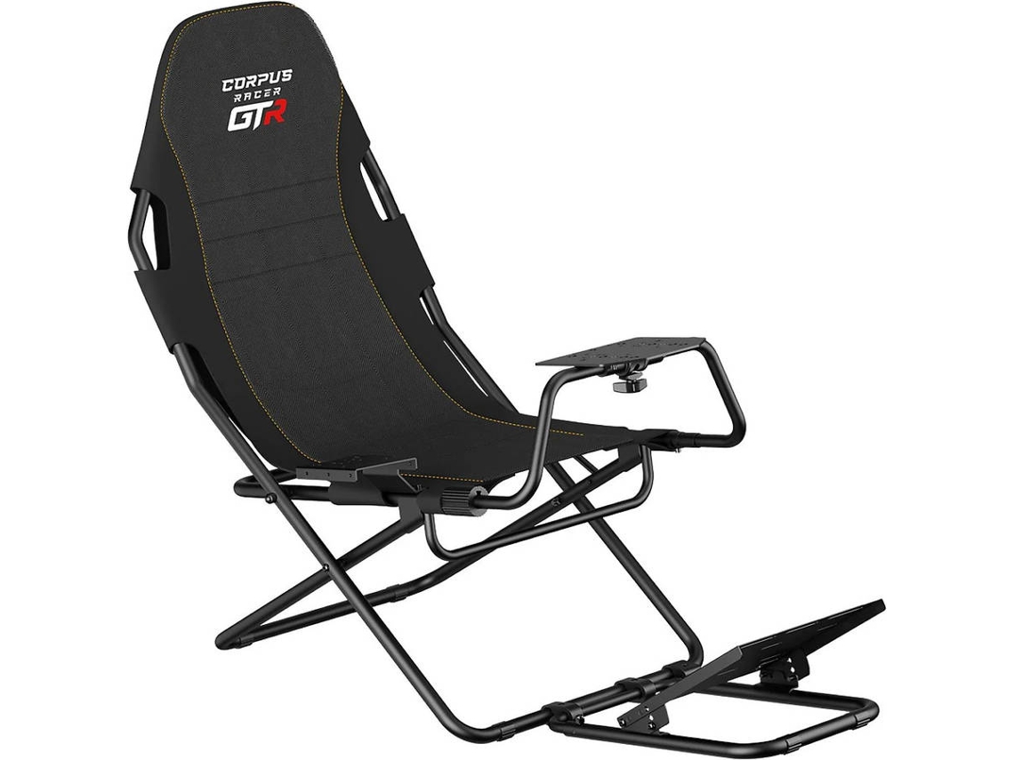 Cadeira Gaming INDECA Racer GTR Cockpit (Peso máximo suportado: 120 kg - Preto)