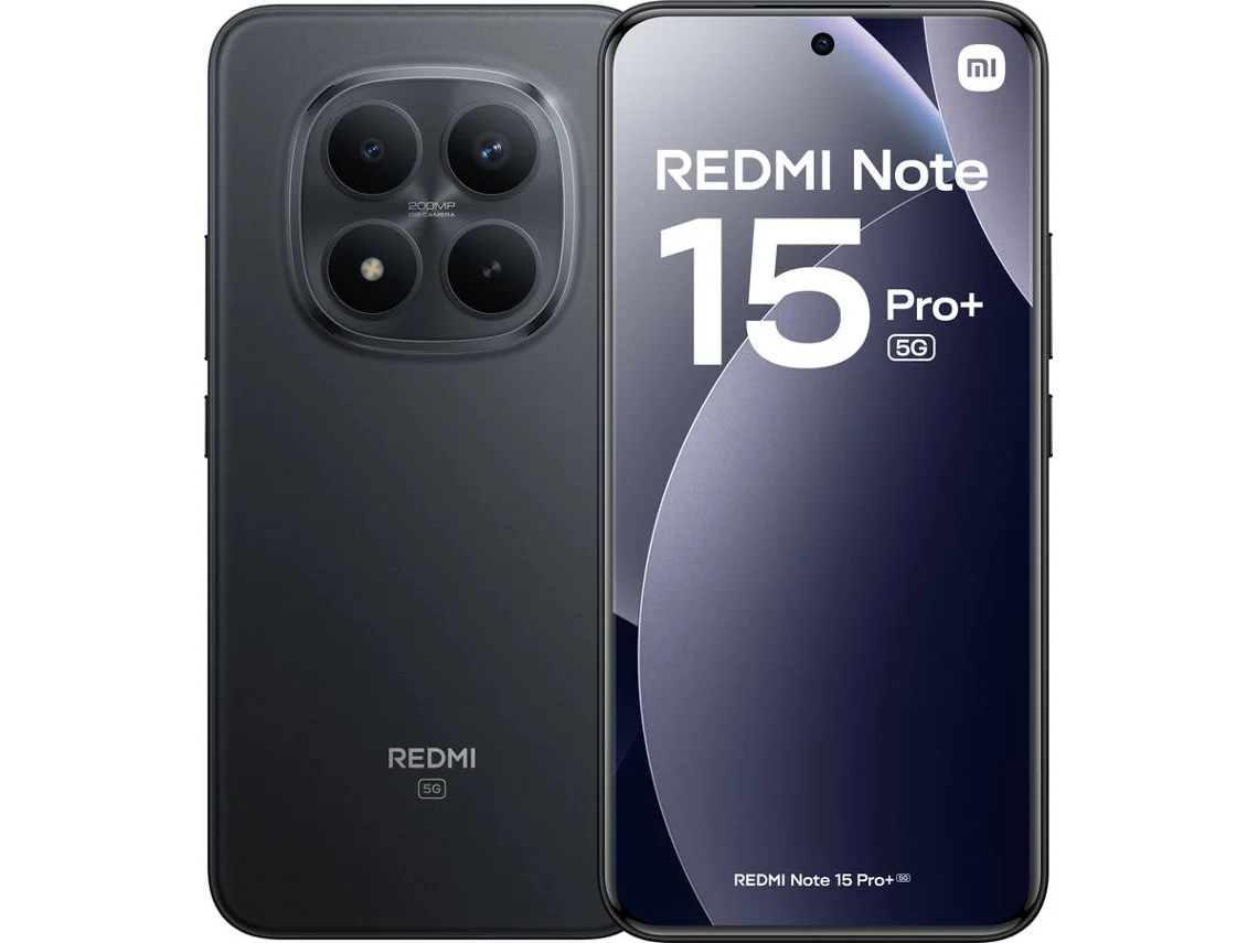 Smartphone XIAOMI Redmi Note 15 PRO+ 5G (6.83'' - 12 GB - 512 GB - Preto)