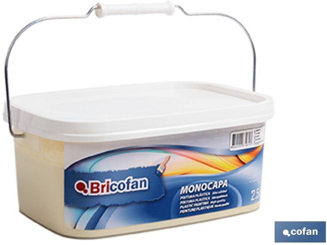 TINTA PLÁSTICA MONOCAMADA COFAN  "MARFIM" ((2,5L))