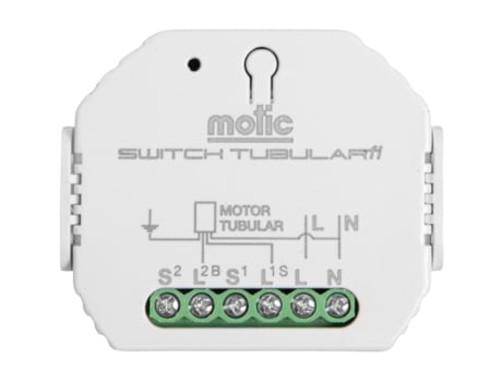 Interruptor Wifi para Estores Eléctricos e Motores de Toldos Controlo Por Voz Compatível com Alexa e Google Home Smart Life/Tuya 2 4 Ghz MOTIC