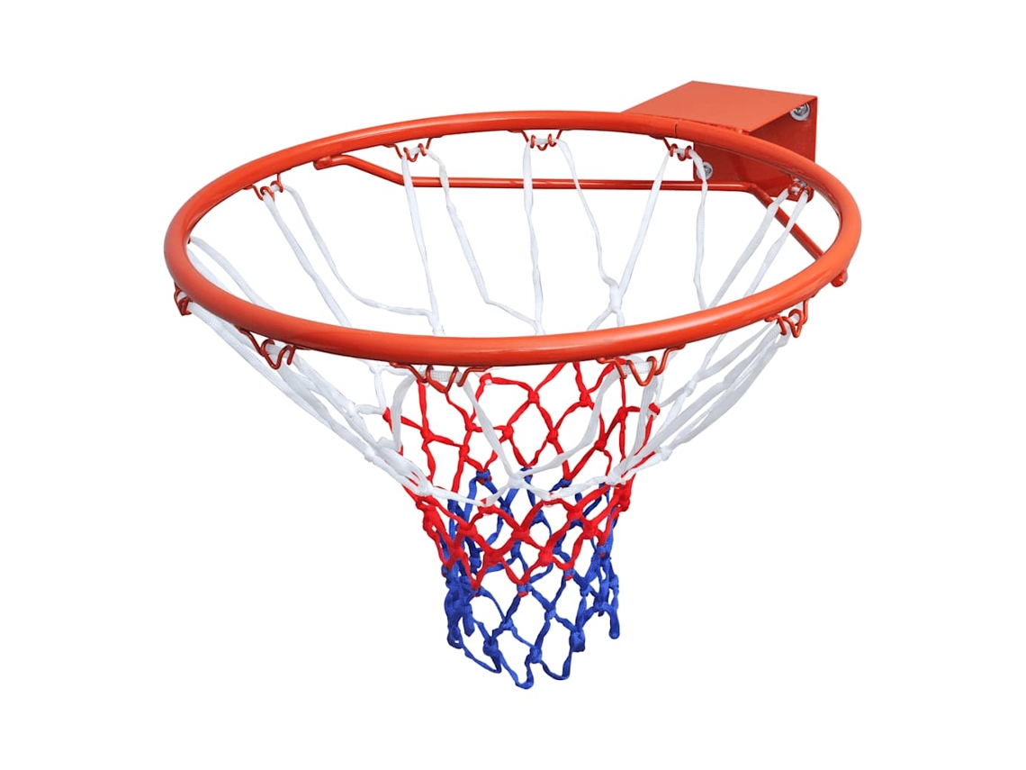 Vidaxl Cesto Basquetebol Com Aro E Rede 45 Cm Laranja