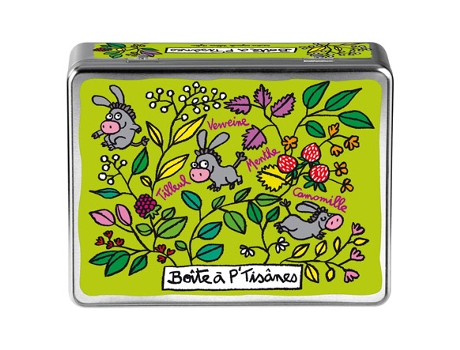 Caixa Metálica de Chá DERRIERE LA PORTE